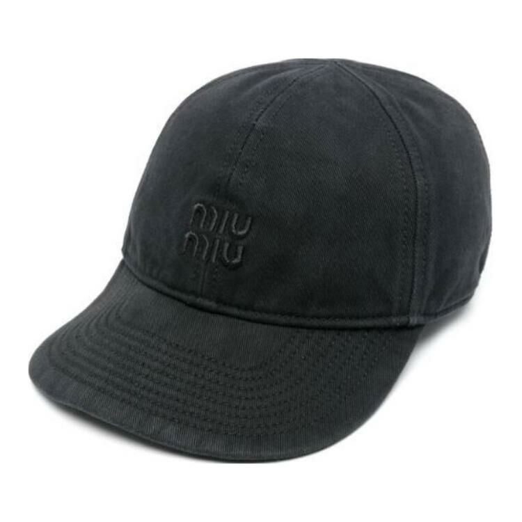 【代購】MIU MIU Logo Embroidered Baseball Cap