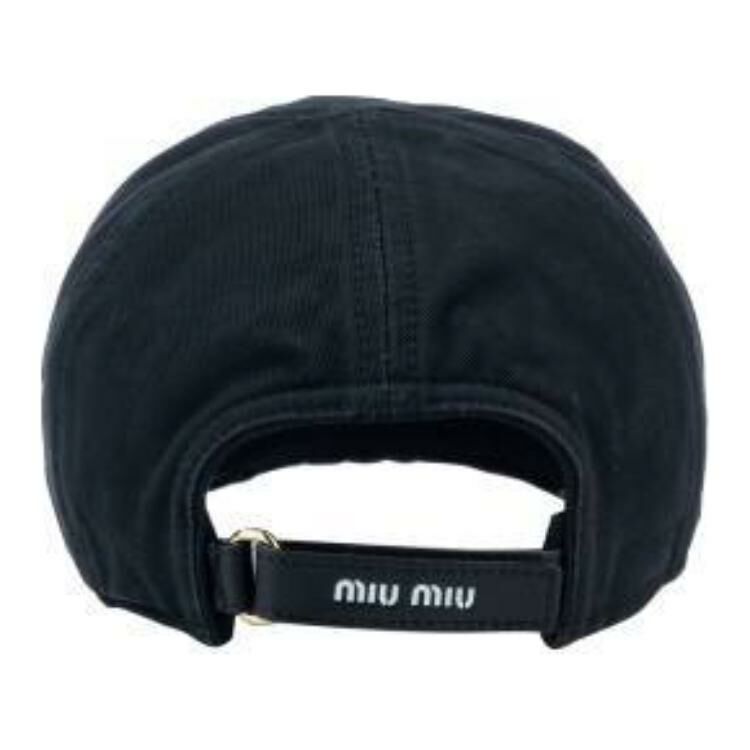 【代購】MIU MIU Logo Embroidered Baseball Cap