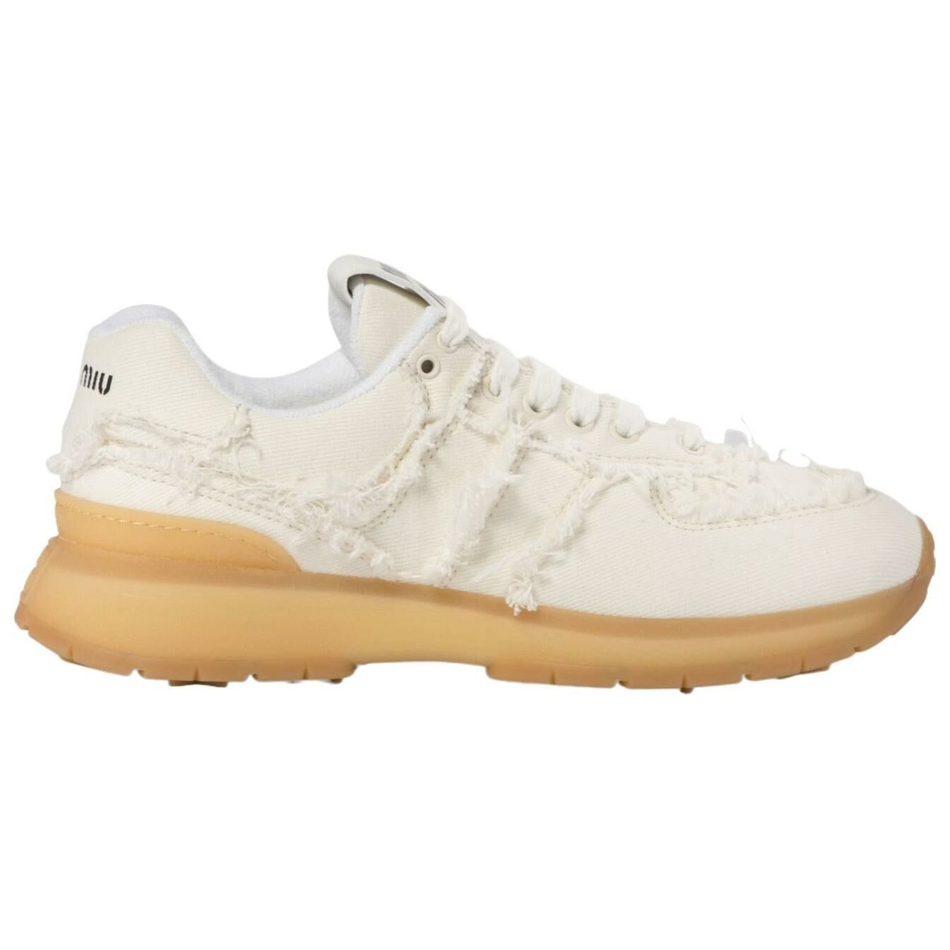 【代購】MIU MIU Low-Top Casual Shoes Women's White