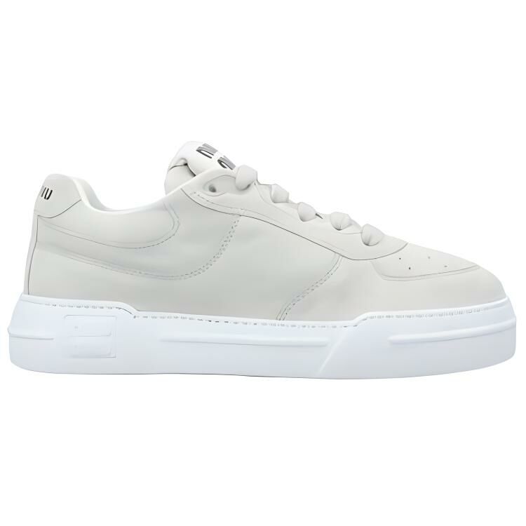 【代購】MIU MIU Low-Top Skateboard Shoes Women's White