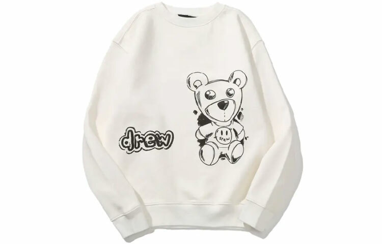 【代購】Drew House Letter Logo Series Sweatshirts Unisex White