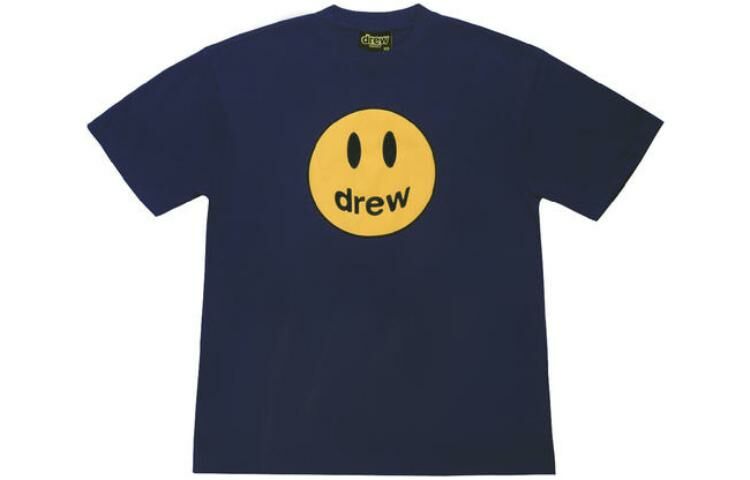 【代購】Drew House Smiley Collection T-Shirts Unisex Marine Blue