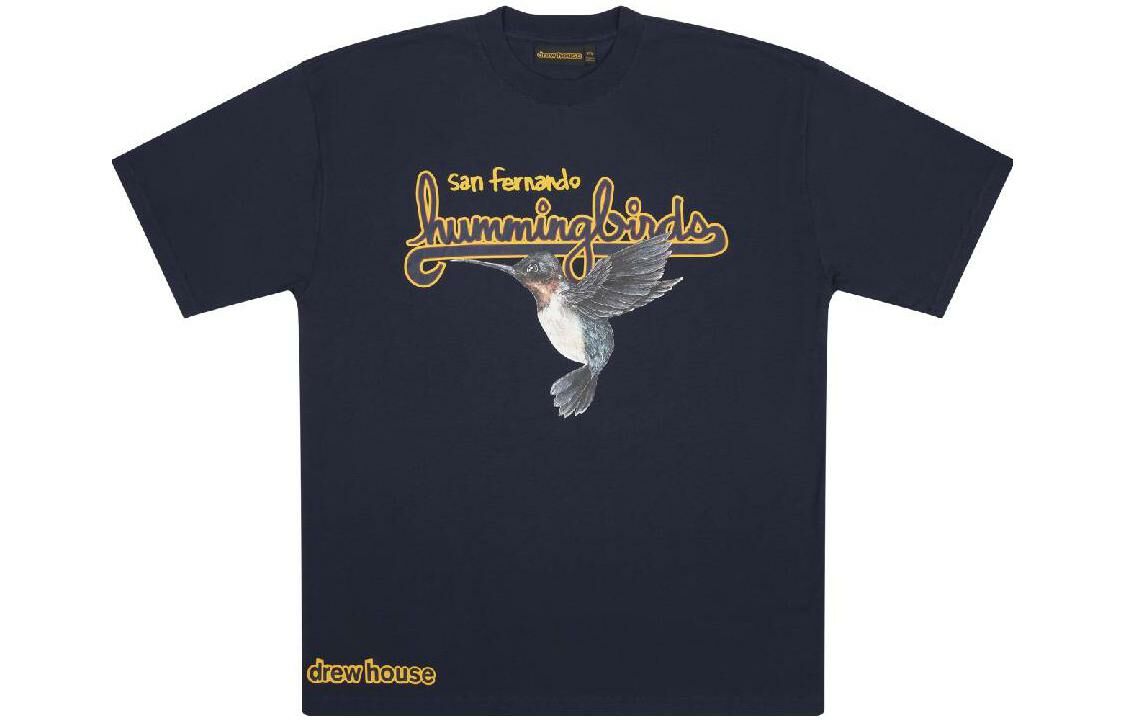 【代購】Drew House Hummingbirds Summer Collection T-Shirts Men Blue