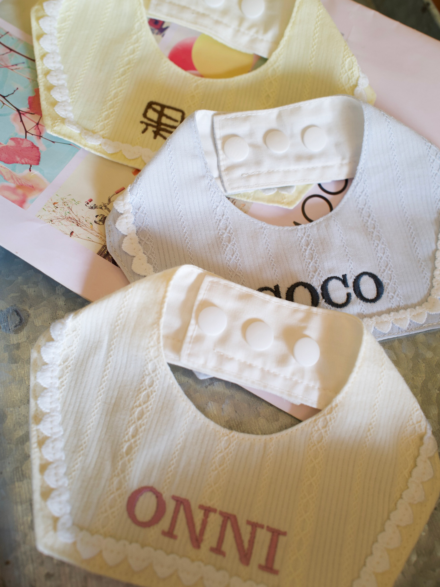 早春提花刺繡領巾