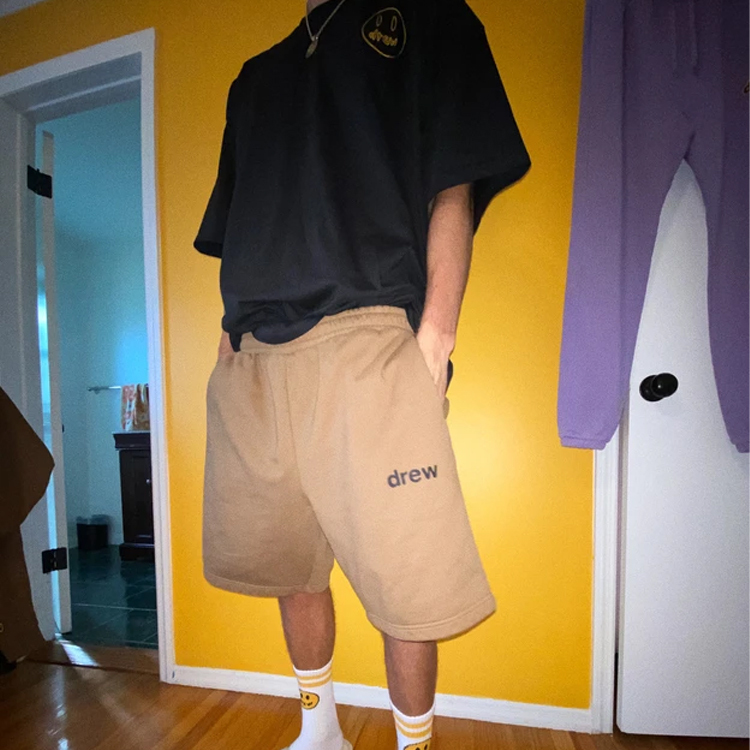 【代購】Drew House Letter Logo Series Casual Shorts Unisex Brown