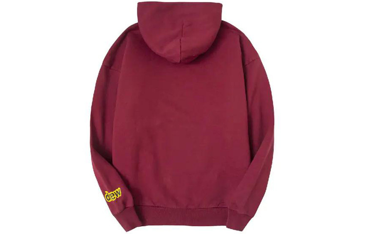 【代購】Drew House Letter Logo Series Sweatshirts Unisex Burgundy Red