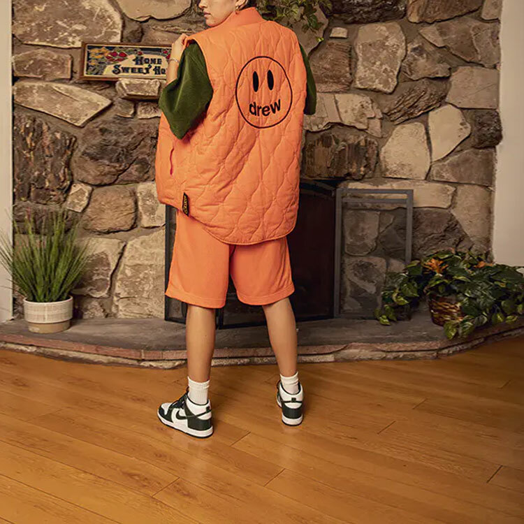 【代購】Drew House Smiley Collection Vests Unisex Orange