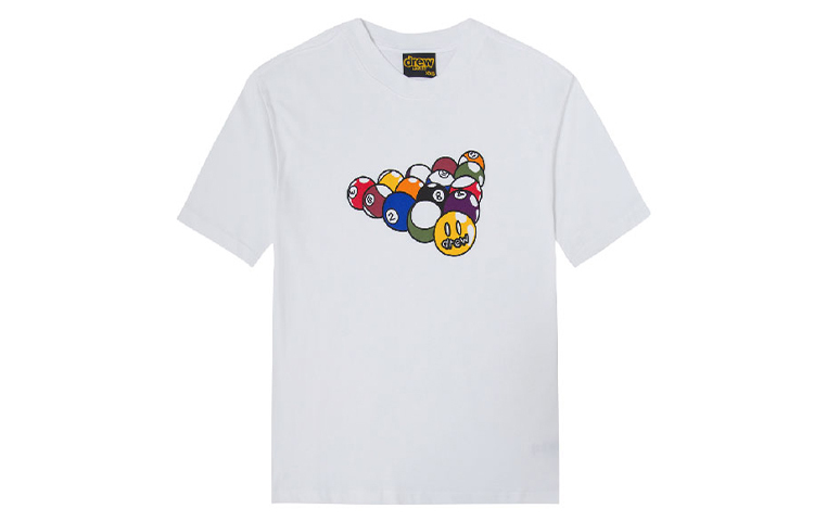 【代購】Drew House Smiley Collection T-Shirts Unisex White