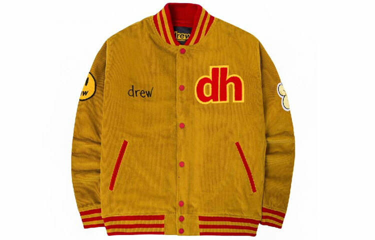 【代購】Drew House Smiley Collection Jackets Unisex Mustard Yellow
