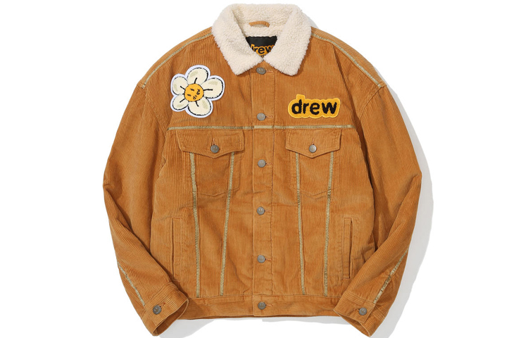 【代購】Drew House Smiley Collection Jackets Unisex Camel