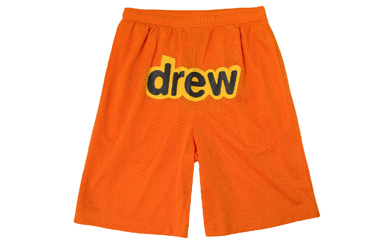 【代購】Drew House Letter Logo Series Casual Shorts Unisex Orange