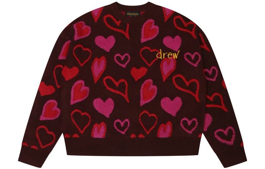【代購】Drew House Scribble Hearts Sweater