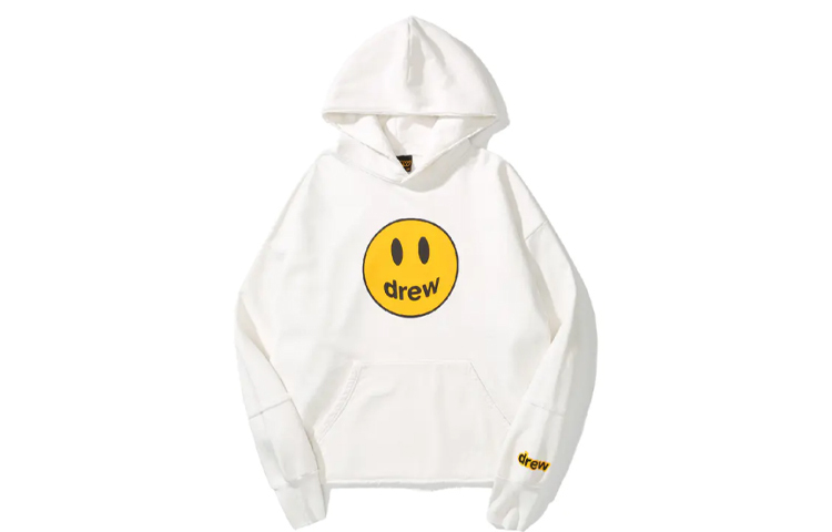 【代購】Drew House Smiley Collection Sweatshirts Unisex White