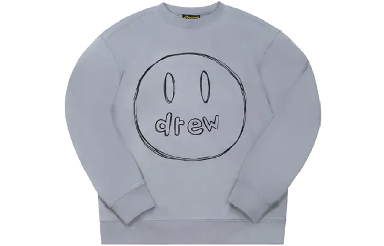 【代購】Drew House Smiley Collection Sweatshirts Unisex Gray