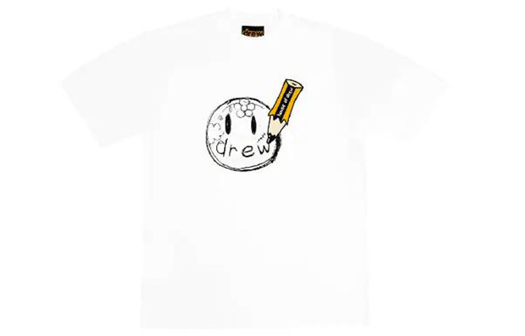 【代購】Drew House Smiley Collection T-Shirts Unisex White