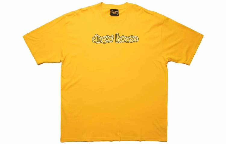 【代購】Drew House Letter Logo Series T-Shirts Unisex Gold