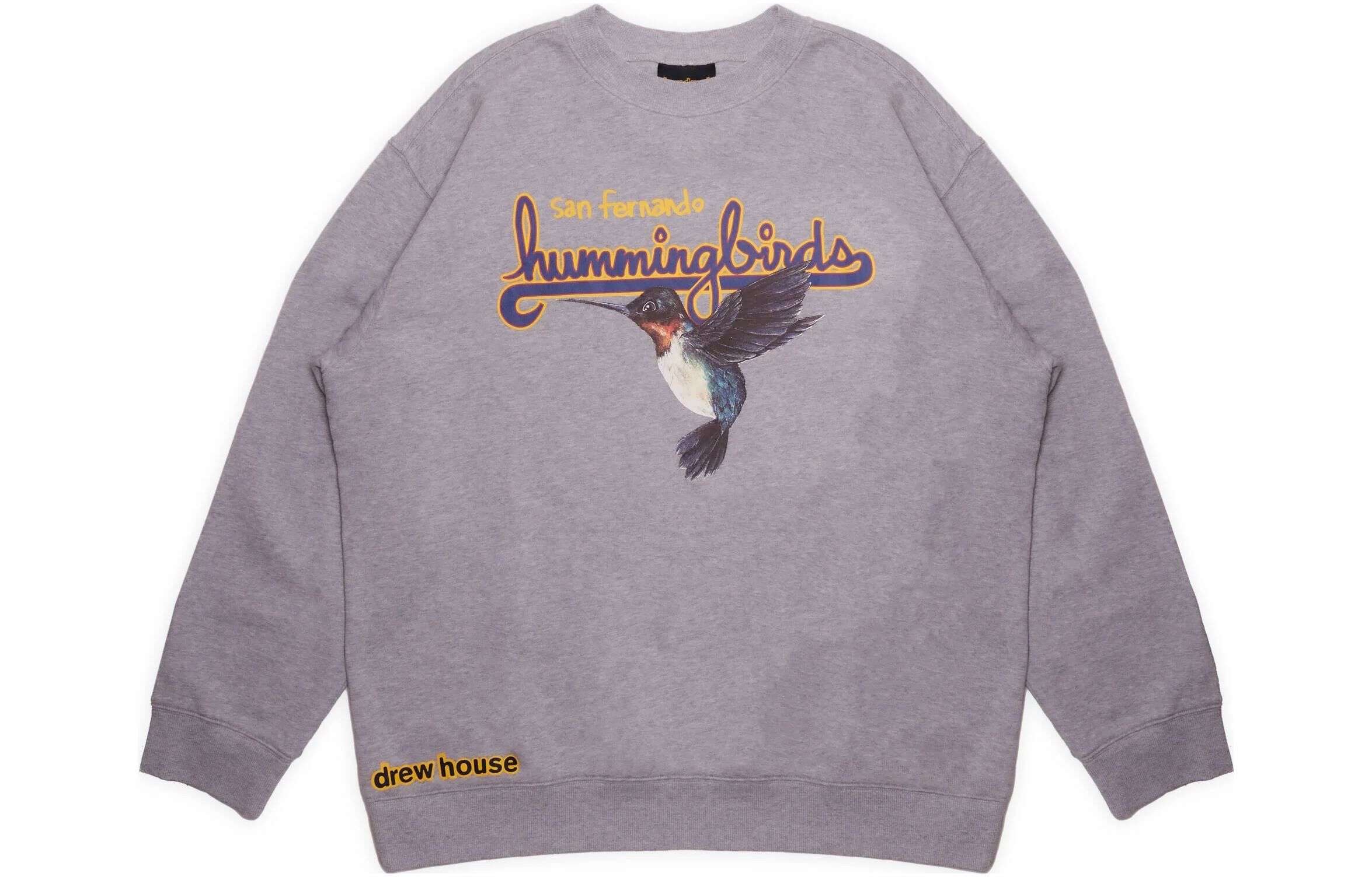 【代購】Drew House Letter Logo Series Sweatshirts Unisex Heather Gray