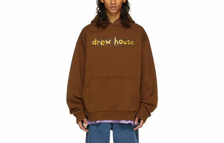 【代購】Drew House Letter Logo Series Sweatshirts Unisex Brown