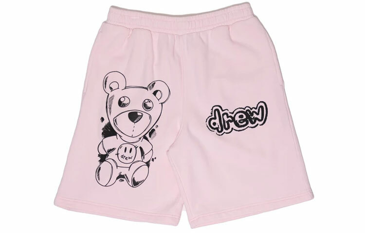 【代購】Drew House Bear Series Casual Shorts Unisex Light Pink