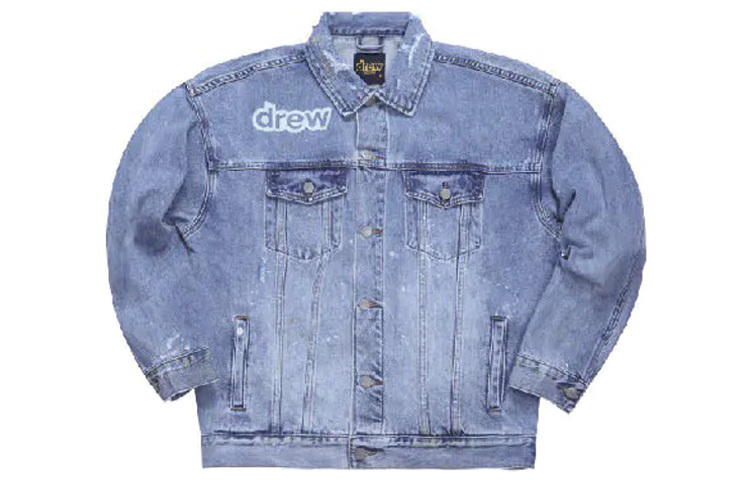 【代購】Drew House Smiley Collection Denim Jackets Unisex Indigo