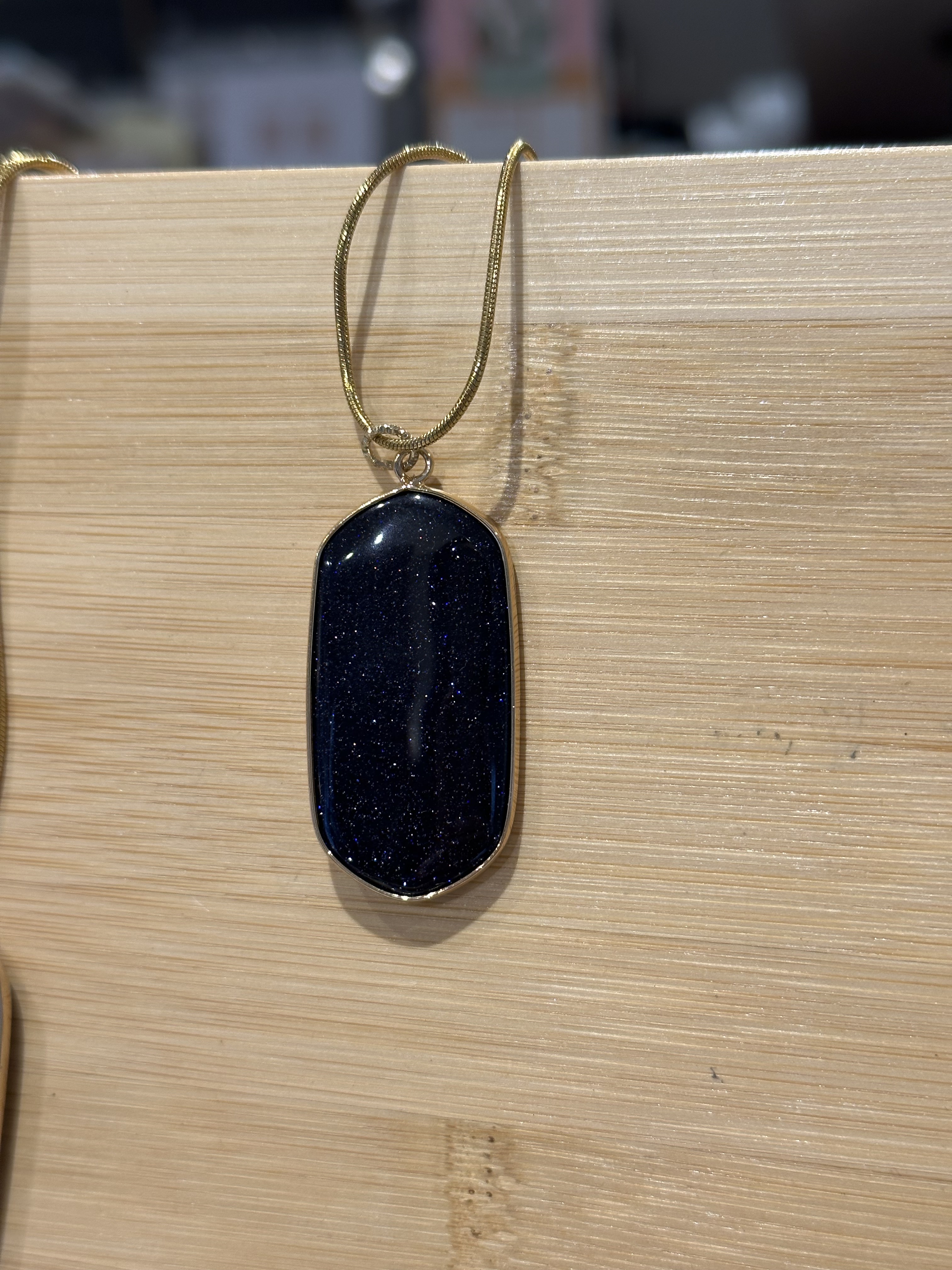 [Big Land] 砂岩不銹鋼項鍊 | NO.318