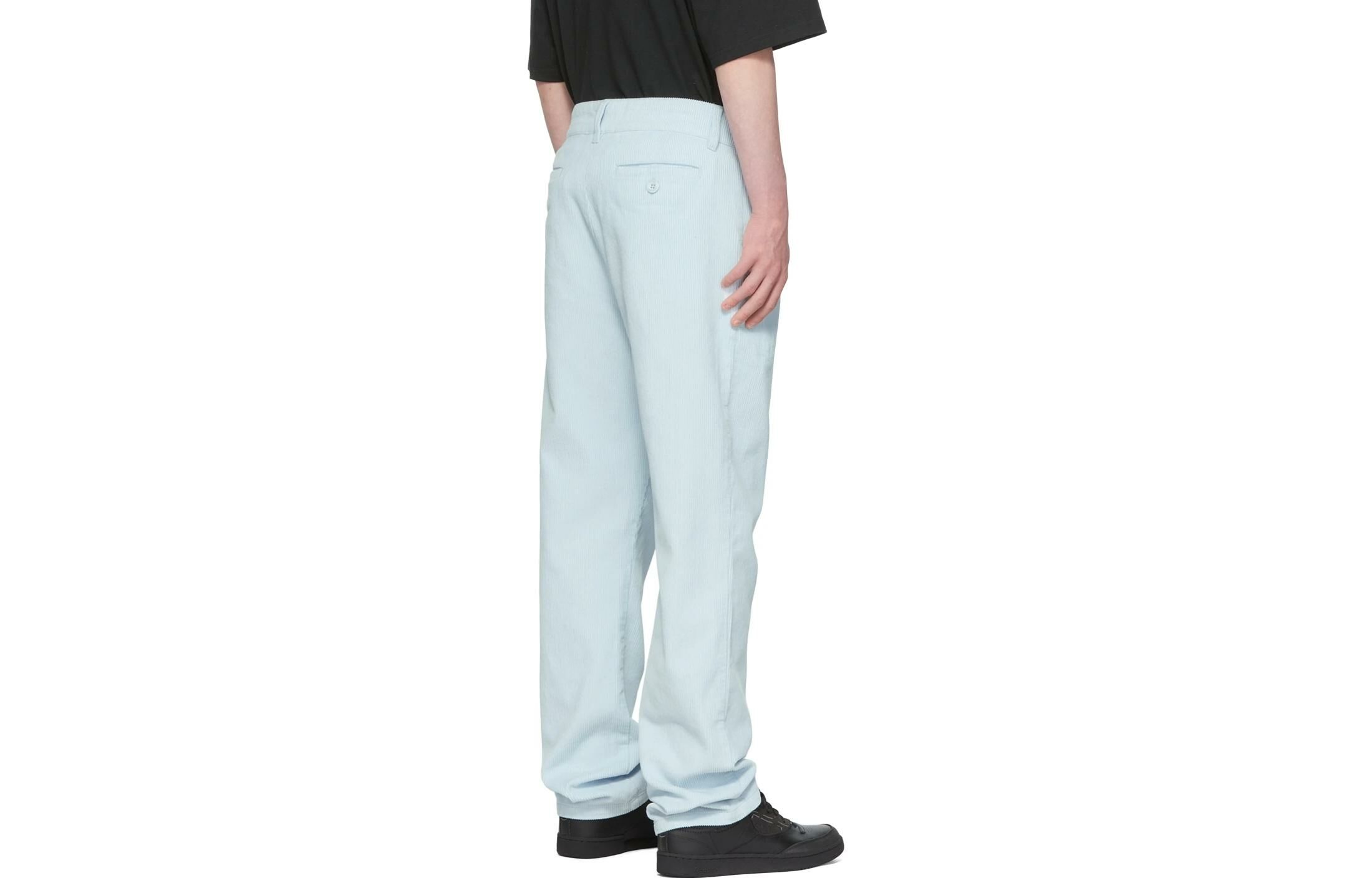 【代購】Drew House Smiley Collection Casual Pants Men Light Blue