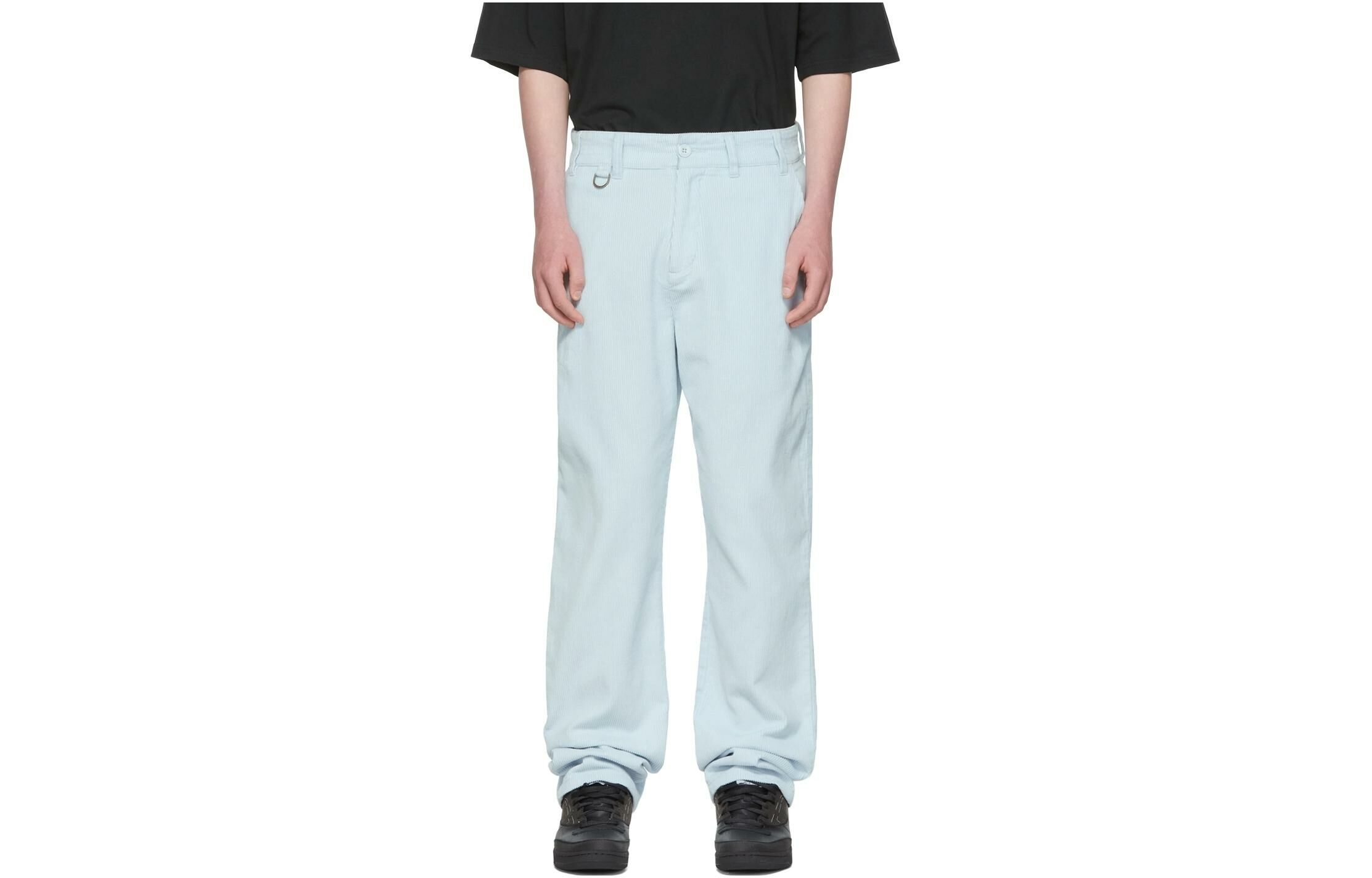 【代購】Drew House Smiley Collection Casual Pants Men Light Blue