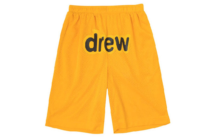 【代購】Drew House Letter Logo Series Casual Shorts Unisex Yellow