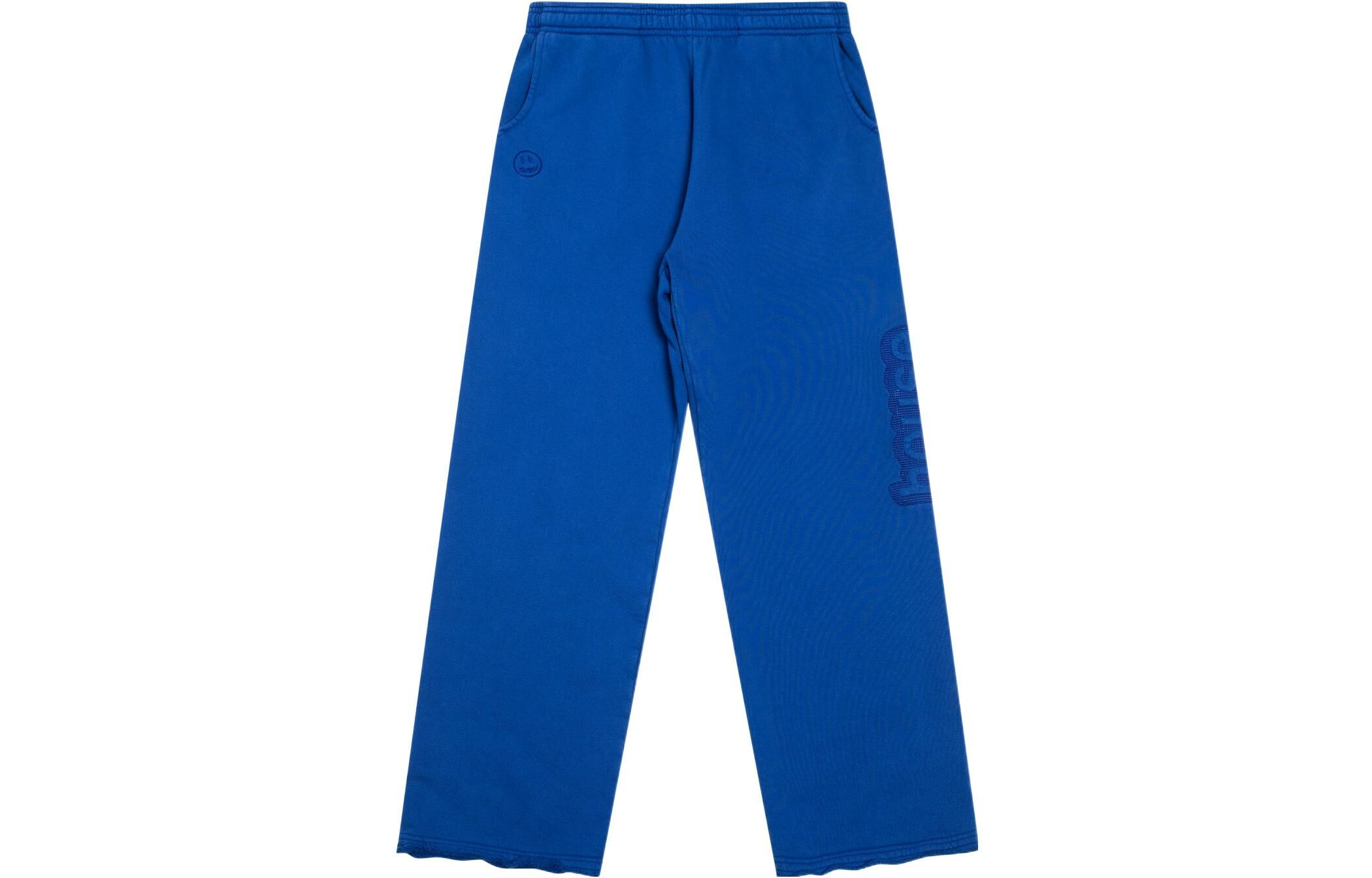 【代購】Drew House Smiley Collection Knitted Sweatpants Unisex Ink Blue