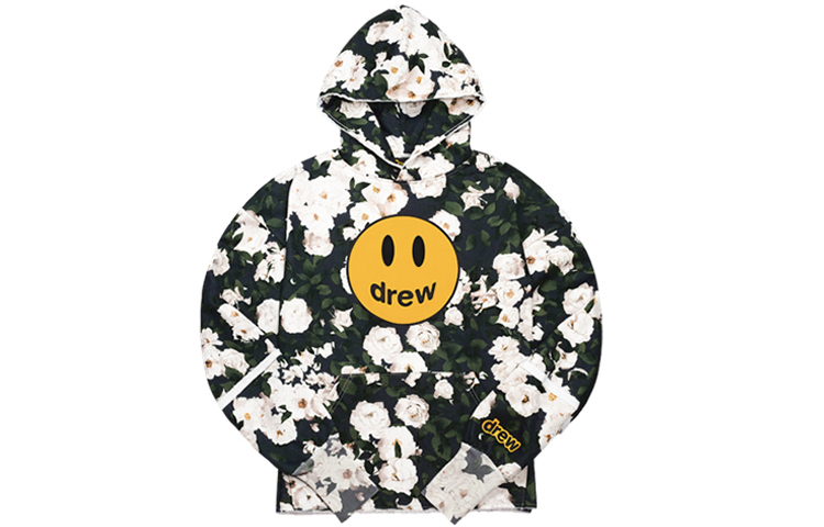 【代購】Drew House Smiley Collection Sweatshirts Unisex Black