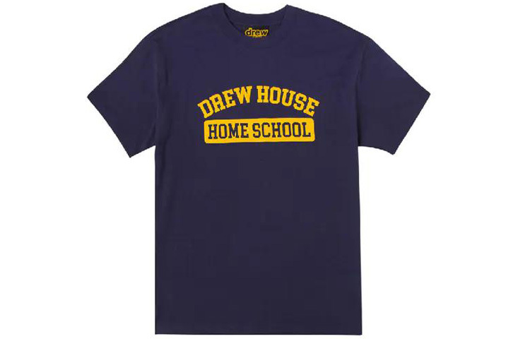 【代購】Drew House Letter Logo Series T-Shirts Unisex Marine Blue