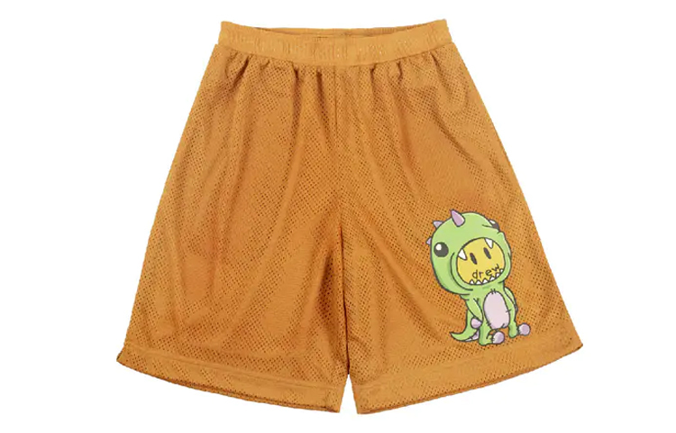 【代購】Drew House Dinosaur Series Casual Shorts Unisex Orange