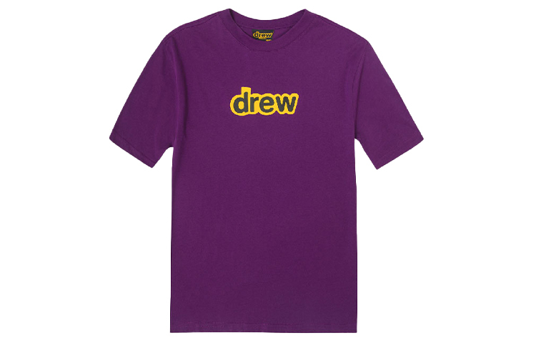 【代購】Drew House Letter Logo Series T-Shirts Unisex Dark Purple