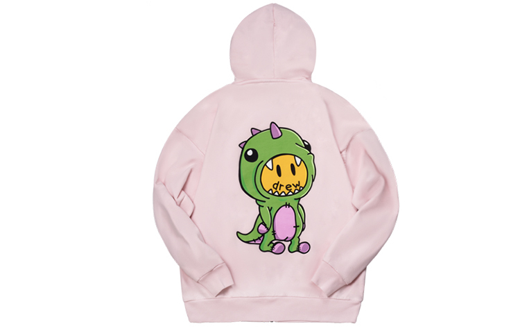 【代購】Drew House Dinosaur Series Sweatshirts Unisex Pink