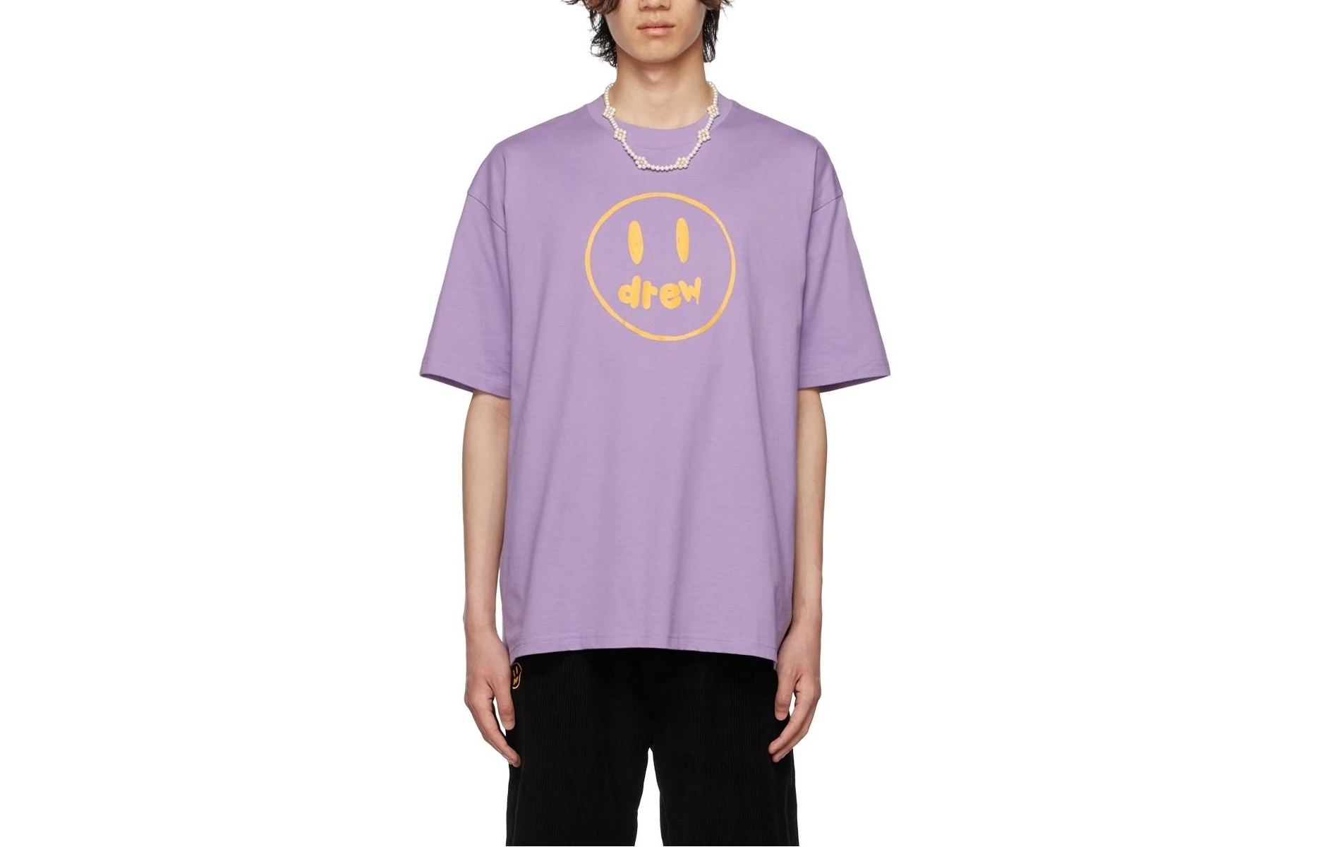 【代購】Drew House Smiley Collection T-Shirts Men Purple