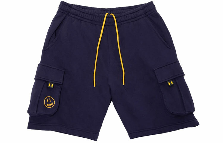 【代購】Drew House Smiley Collection Casual Shorts Unisex Marine Blue