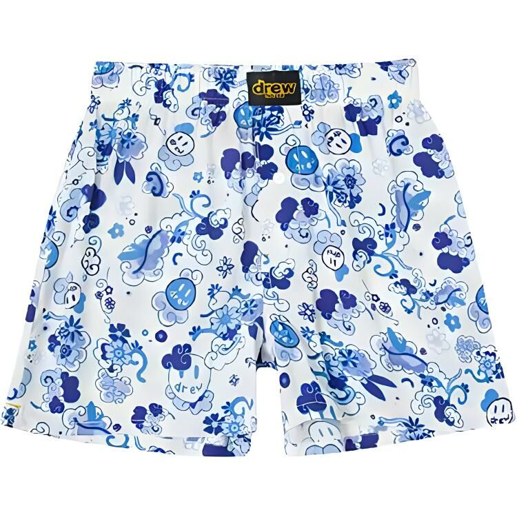 【代購】Drew House Smiley Collection Casual Shorts Unisex Danube Blue