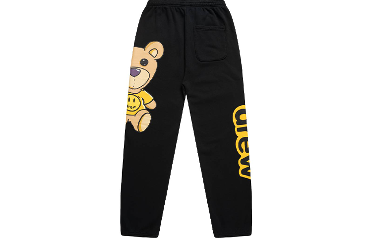 【代購】Drew House Letter Logo Series FW21 Knitted Sports Pants Unisex Black