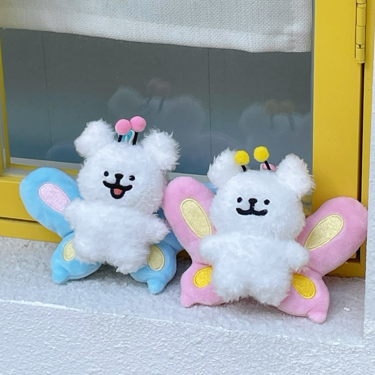 MALTESE 線條小狗 蝴蝶系列 吊飾 鑰匙圈 / 預購