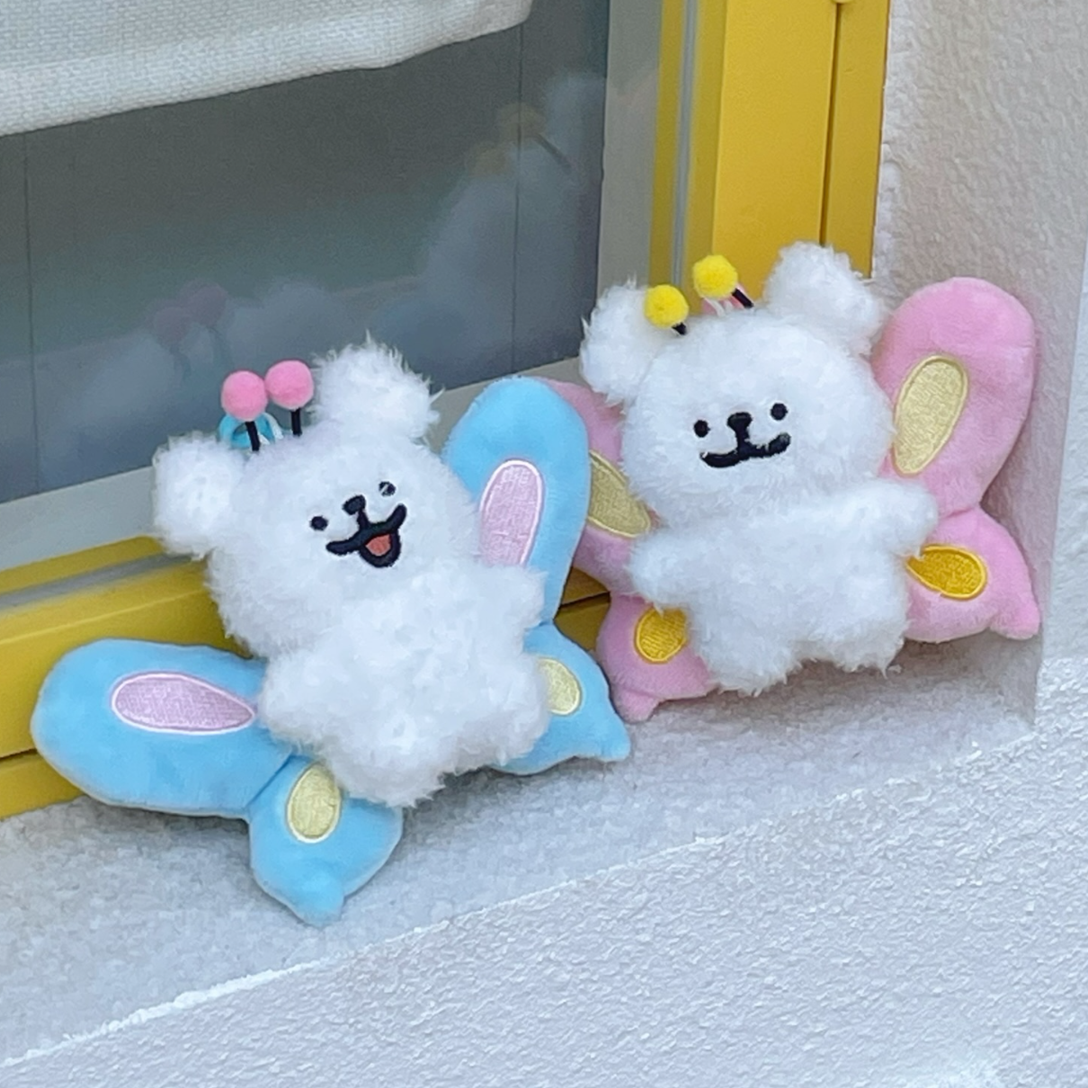 MALTESE 線條小狗 蝴蝶系列 吊飾 鑰匙圈 / 預購