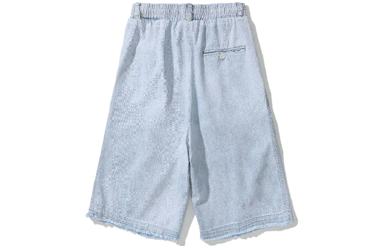 【代購】Drew House Smiley Collection Denim Shorts Unisex Light Denim