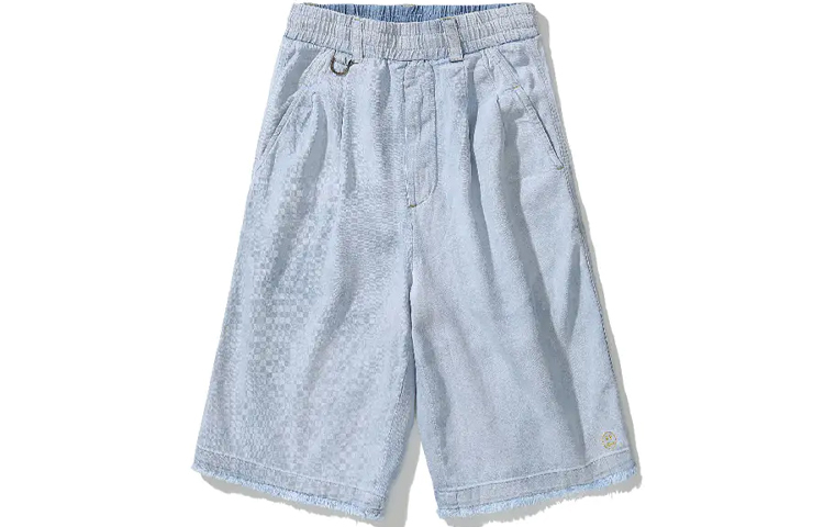 【代購】Drew House Smiley Collection Denim Shorts Unisex Light Denim