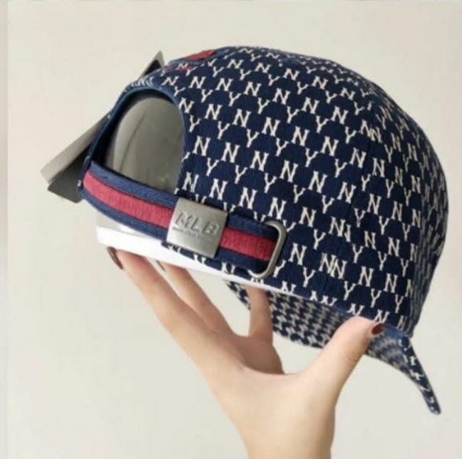 【現貨】MLB A020499 老花Cap帽 (藍配紅Logo)