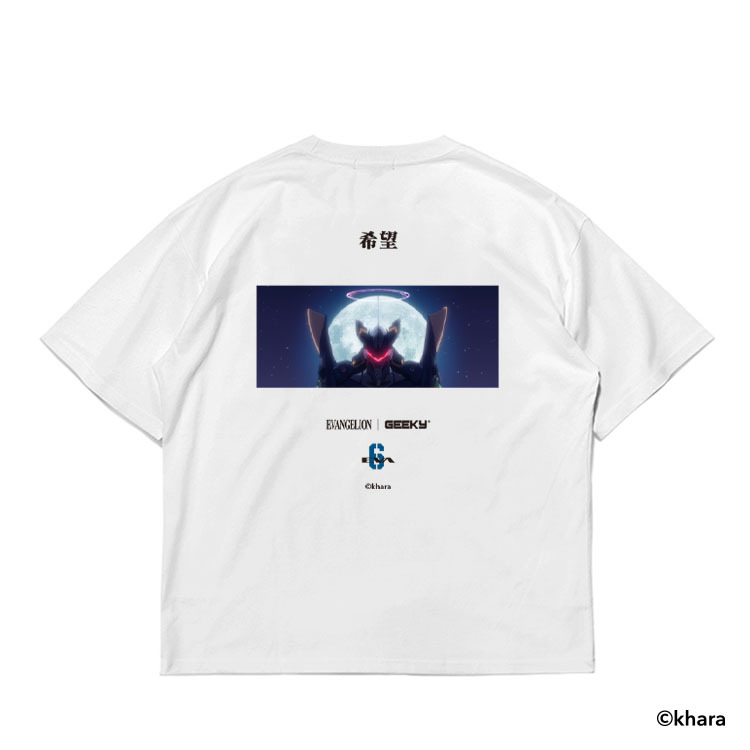GEEKY x EVA希望短T-白