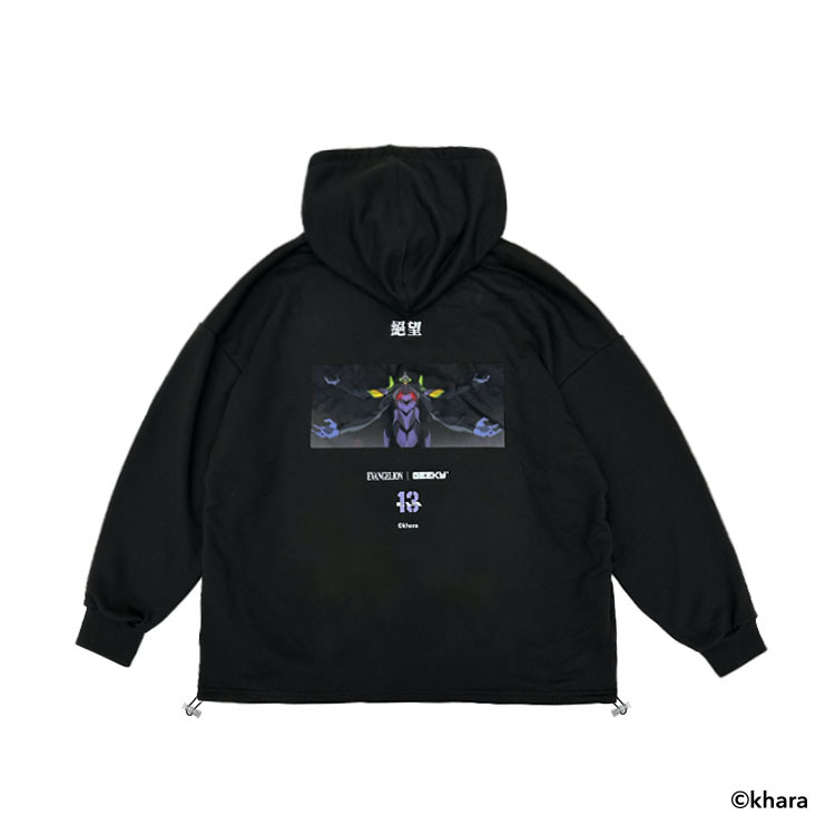 GEEKY x EVA絕望帽T-黑