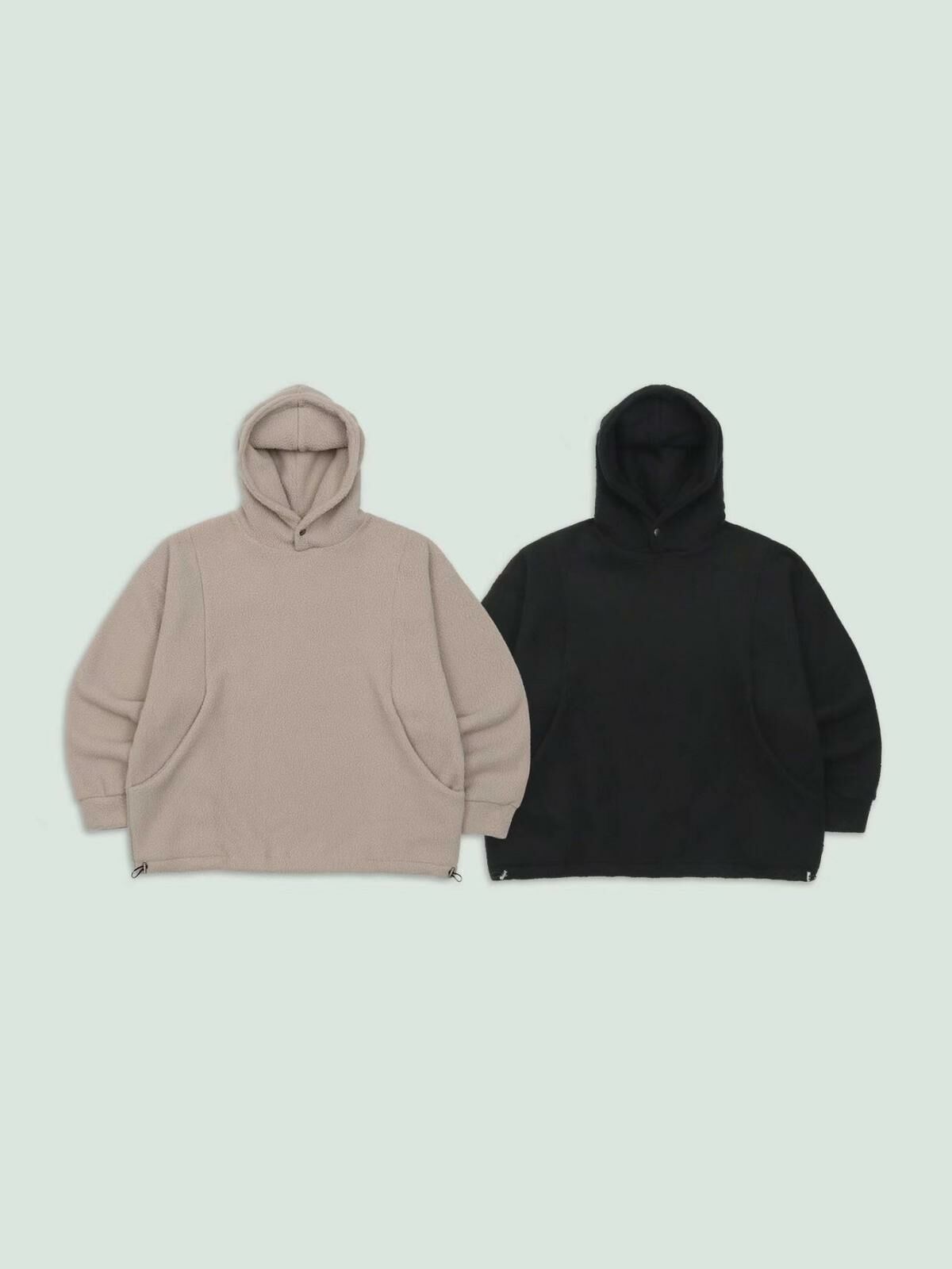 淨色毛絨連帽衛衣 SVXL-050T