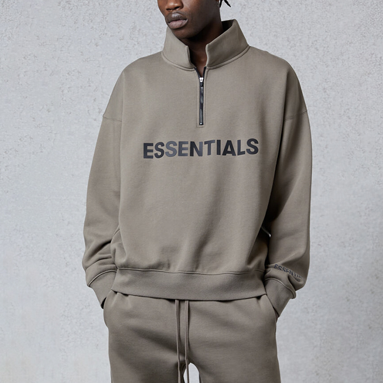 【代購】Fear Of God Essentials Half Zip Pullover Sweater