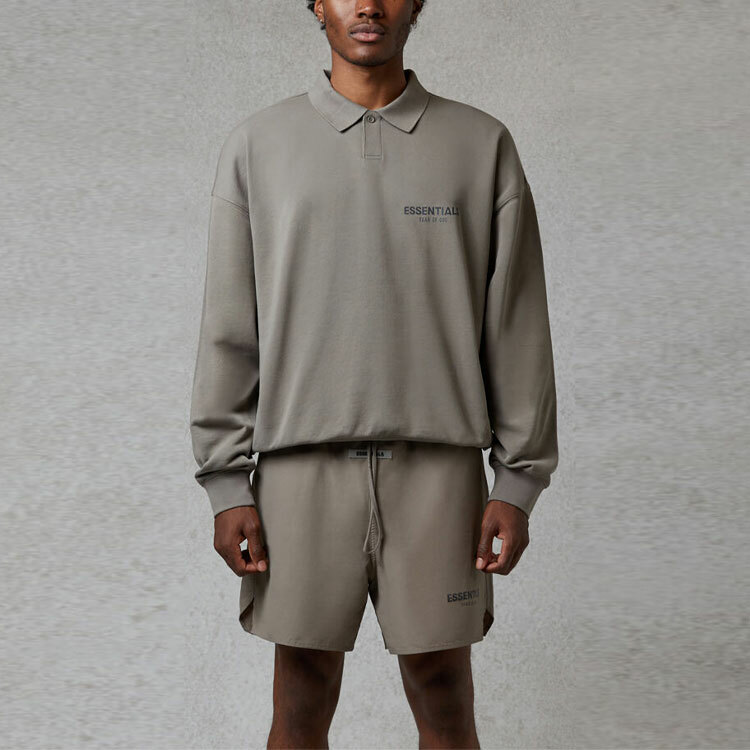 【代購】Fear Of God Essentials Long Sleeve Boxy Polo