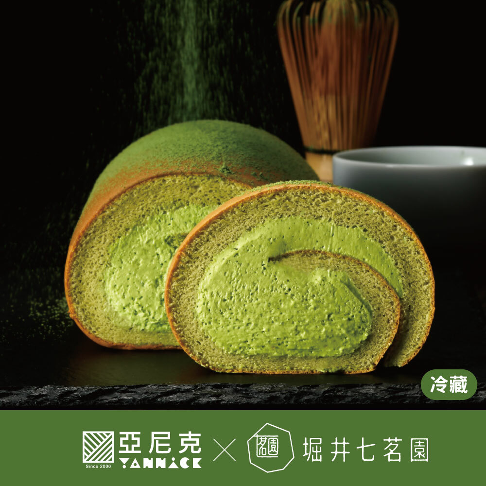rich matcha cream roll cake
