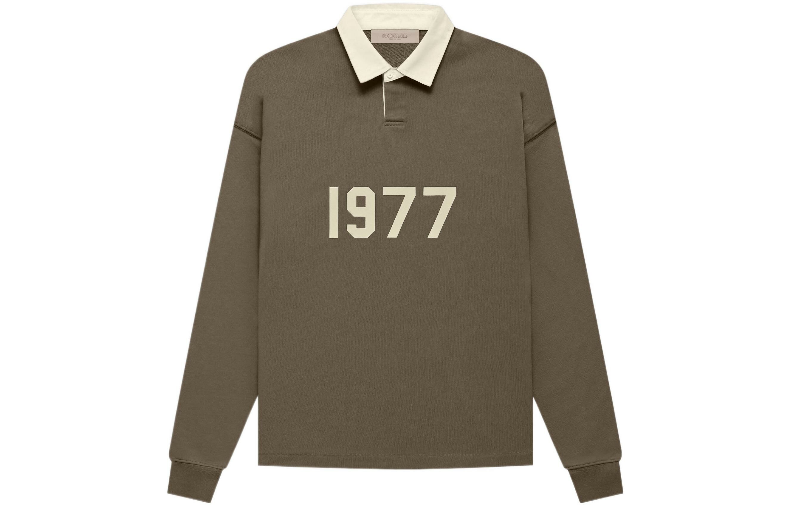 【代購】Fear Of God Essentials 1977 Series FW22 Polo Shirt Unisex Wood Coffee